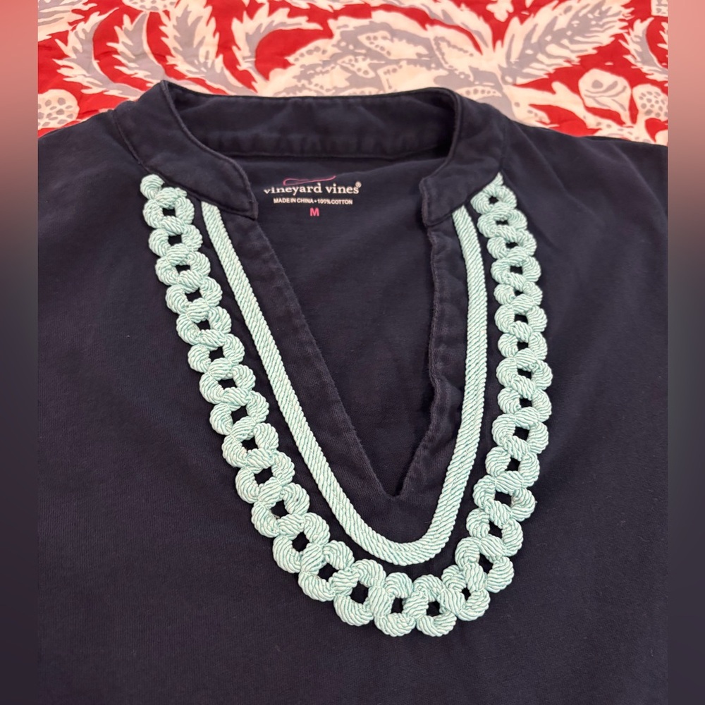 Embroidered Tunic Top